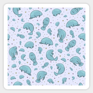 Cute Manatees Sticker